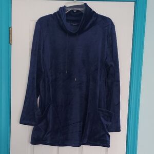 Susan Graver Stretch Velour Tunic Top